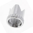 Brass Airbrush Crown Shape Needle Cap Air Brush Accessories Parts Silver
