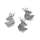 50Pcs Assorted Angel Blowing Charms Pendants DIY Jewelry Making Accessaries