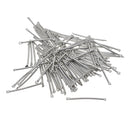 100 Pieces Metal Silver Straight Bar Dangle Connectors Handmade Jewelry Making Findings Charms Accessories for DIY Craft 25mm