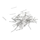 100 Pieces Metal Silver Straight Bar Dangle Connectors Handmade Jewelry Making Findings Charms Accessories for DIY Craft 25mm