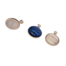 50 Pieces Vintage Round Blank Cabochon Charms Beads Bezel Settings Tray DIY Pendant Base Jewelry Making Findings 25mm