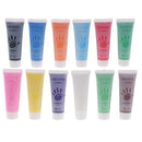12pcs Kids Children Safe Non-toxic Finger Painting Face Body Paints Washable for DIY Art Craft Party Game Toys