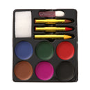 1 Set Painting Palette Professional Face Paint ~ Essential Colors Halloween Dress Up Paint