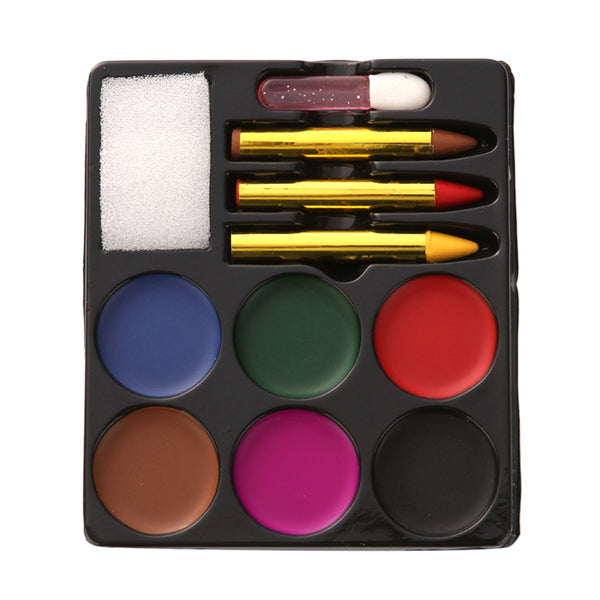 1 Set Painting Palette Professional Face Paint ~ Essential Colors Halloween Dress Up Paint
