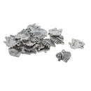 30 Pieces Tibetan Silver Tone Charms Indian Chief Head Pendants 21x17mm for DIY Jewelry Making Crafting Fit Necklace Bracelet Spacers Dangle Beads