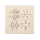 1 Set/4 Pieces Cute Snowflake Liquid Silicone Baking Cake Mold Halloween Wedding Birthday Party Fondant Decor Joyful Jewelry Making Supply