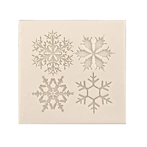 1 Set/4 Pieces Cute Snowflake Liquid Silicone Baking Cake Mold Halloween Wedding Birthday Party Fondant Decor Joyful Jewelry Making Supply