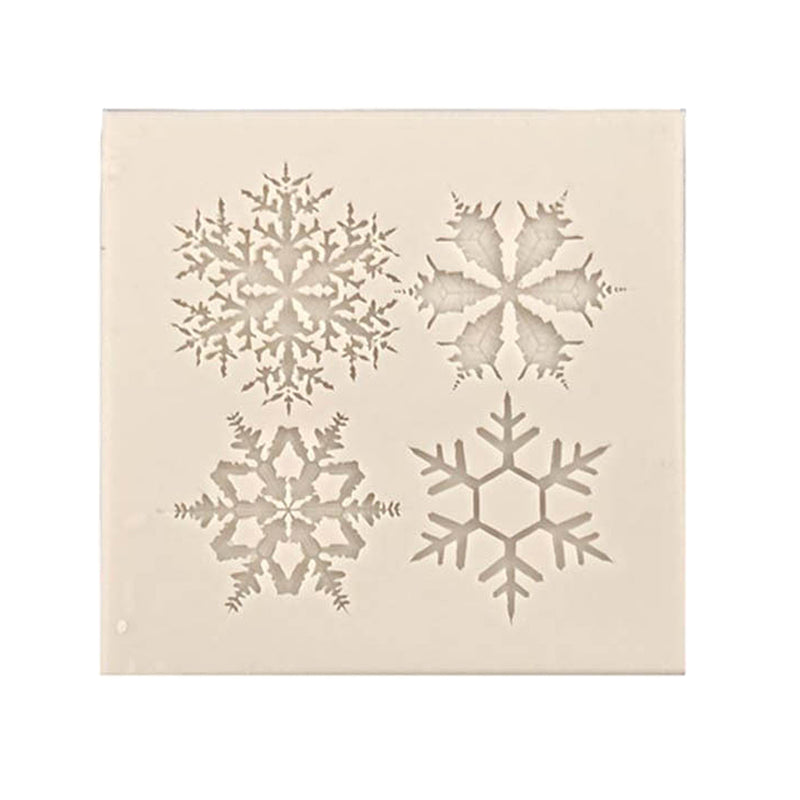 1 Set/4 Pieces Cute Snowflake Liquid Silicone Baking Cake Mold Halloween Wedding Birthday Party Fondant Decor Joyful Jewelry Making Supply