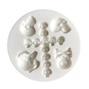 DIY Halloween Skull Silicone Fondant Cake Mold Cupcake Topper Decorating Tools Chocolate Mould for Children Party Cake Decoration