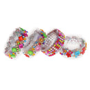 4 Rolls Bling Self-Adhesive Acrylic Rhinestone Diamond Gem Sticker Tape Embellishments for Scrapbooking Craft Decoration 12mm Wide