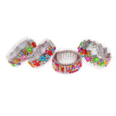 4 Rolls Bling Self-Adhesive Acrylic Rhinestone Diamond Gem Sticker Tape Embellishments for Scrapbooking Craft Decoration 12mm Wide