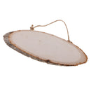 Large Oval Natural Wood Log Slice Tree Bark Slices Decorative Wedding Sign Plaque RUSTIC Handing Decorations DIY Pyrography Art