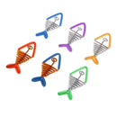 6x Fish Charms Pendant Aluminum Wire Craft Home Garden Christmas Party Decor