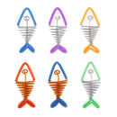 6x Fish Charms Pendant Aluminum Wire Craft Home Garden Christmas Party Decor