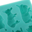 Food Use Grade Silicone Molds 3D Cute Dog Puppy Cake Mold Fondant Mold Cake Decorating Tools Chocolate Gumpaste Ice Mould Tray DIY Kitchen Bakeware