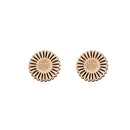 20 Pieces 30mm Rustic Natural Wood Flower Shapes Wooden Embellishment for Wedding Table Scatter Decoration Crafts Children's DIY Sewing Wood Buttons