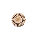 20 Pieces 30mm Rustic Natural Wood Flower Shapes Wooden Embellishment for Wedding Table Scatter Decoration Crafts Children's DIY Sewing Wood Buttons