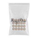 20 Pieces 30mm Rustic Natural Wood Flower Shapes Wooden Embellishment for Wedding Table Scatter Decoration Crafts Children's DIY Sewing Wood Buttons