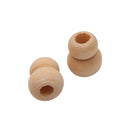 Wholesale 50 Pieces 12x10mm Gourd Large Hole Wood Spacer Beads Wooden Beads Wood Crafts for DIY Jewelry Making Pendant Macrame Beading Supplies