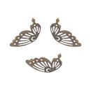 100Pcs Retro Style Butterfly Charms Jewelry Making Accessories Hair Decors Earrings Dangles 42mm Fashion Charms