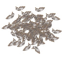 100Pcs Retro Style Butterfly Charms Jewelry Making Accessories Hair Decors Earrings Dangles 42mm Fashion Charms
