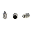 30 Piece Striped Bell Shape Cord Tassel End Cap Beads Caps Stopper Jewelry Making Findings Connector for DIY Necklace Bracelet Earrings