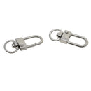 10 Pieces Alloy Small Swivel Clasps Lanyard Snap Hook Lobster Claw Clasp Clips Keychain Key Ring Jewelry Findings