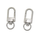 10 Pieces Alloy Small Swivel Clasps Lanyard Snap Hook Lobster Claw Clasp Clips Keychain Key Ring Jewelry Findings