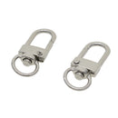10 Pieces Alloy Small Swivel Clasps Lanyard Snap Hook Lobster Claw Clasp Clips Keychain Key Ring Jewelry Findings