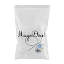Oval Shape Glass Necklace Pendants With Dried Flowers Design Time Gem Jewelry Making Supply Clear