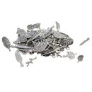 100g/Pack Alloy Assorted Leaves Pendants Charms Handmade Accessory for DIY Necklace Earrings Wedding Bridal Hair Jewelry