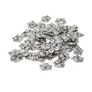 50 Piece Silver Alloy Elephants Pendant Charms for Jewelry Making DIY Mother's Day Necklace Bracelet Earrings Craft
