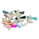 Craft Supplies Antique Silver Heart Angel Wings Charms Pendants 12Pcs for Crafting, Jewelry Findings Making Accessory For DIY Necklace Bracelet