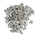 50 Piece Antique Silver Alloy Heart Shape Large Hole Beads with Bails Hanger Charms for DIY Necklace Bracelet Jewelry Making Beading Craft