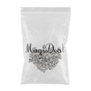 50 Piece Antique Silver Alloy Heart Shape Large Hole Beads with Bails Hanger Charms for DIY Necklace Bracelet Jewelry Making Beading Craft