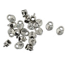 30 Piece Antique Silver Alloy Heart Lock Large Hole Beads with Bails Hanger Charms for DIY Necklace Bracelet Jewelry Making Beading Craft