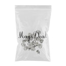 30 Piece Antique Silver Alloy Heart Lock Large Hole Beads with Bails Hanger Charms for DIY Necklace Bracelet Jewelry Making Beading Craft