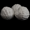 10 Pieces Smooth Foam Polystyrene Craft Balls Hazelnut Fruits for DIY Modeling Arts & Craft, Floral Arrangement, Wedding Party Decoration, Centerpiece