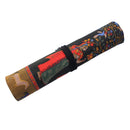 National Style 20 Slot Roll Up Canvas Acrylic Watercolor Oil Painting Brush Storage Case Bag Holder Pouch Bag Organizer