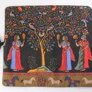 National Style 20 Slot Roll Up Canvas Acrylic Watercolor Oil Painting Brush Storage Case Bag Holder Pouch Bag Organizer