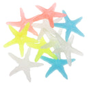 8Pack Glow In The Dark Glass Starfish Vase Fillers Fish Tank Aquarium Decors