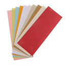 50 Sheets 10 Colors Metallic Pearl Shimmer Cardstock Paper Double Sided, Printer Compatible,for Weddings, Cards, Scrapbooking, Crafting, DIY