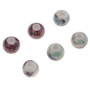 100 Pieces Antique Style Flower Ceramic Porcelain Loose Beads For Jewelry Making Design