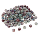 100 Pieces Antique Style Flower Ceramic Porcelain Loose Beads For Jewelry Making Design