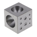 Heavy Duty Dapping Block Square with Polished High Smooth Round 18 Cavities, 2" x 2" x 2", 2 - 38mm Diameter Metal Forming Dapping Doming Punch Block