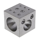 Heavy Duty Dapping Block Square with Polished High Smooth Round 18 Cavities, 2" x 2" x 2", 2 - 38mm Diameter Metal Forming Dapping Doming Punch Block