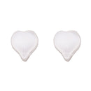 LOT 30 Pieces Each Pack White Petal Shaped Czech Glass Spacer Beads Loose Beads Jewelry Findings for Jewelry Making Repairing Crafts, 12 x 14 mm