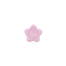20Pieces Lovely Pink Flower Cap Beads Czech Glass Floral Caps Transparent Glass Beads (12mm in Length, Hole Size 1mm)
