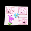 Invite Card Embellishments Rabbit Lacework Cutting Dies Cut Stencil Scrapbooking Paper Card Embossing Craft Cute Bunny