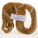 1mm/0.04inch Golden Cords Gift Wrap Dacron Cord for Gift Box Package, Hanging Ornaments 328ft (no elastic)
